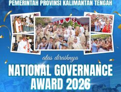 Pemprov Kalteng Raih Penghargaan National Governance Award 2026 “Sinergi Nusantara untuk Indonesia Emas” Kategori Pendidikan