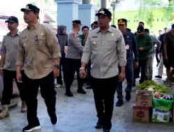 Jaga Stabilitas Harga dan Ketersediaan Bahan Pangan, Bupati dan Wakil Bupati Barut Tinjau sejumlah Pasar