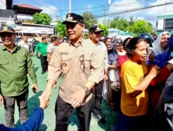 Bupati dan Wakil Bupati Barito Utara, Tinjau Pelaksanaan Gerakan Pangan Murah (GPM)