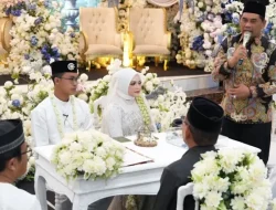 Bupati Hadiri Akad Nikah Putra Asisten I Setda Barito Utara