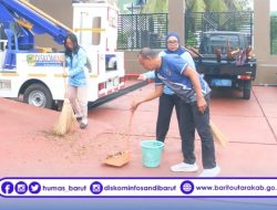Gerakan Indonesia Asri Perkuat Budaya Kerja Bersih di Lingkungan Diskominfosandi Barito Utara